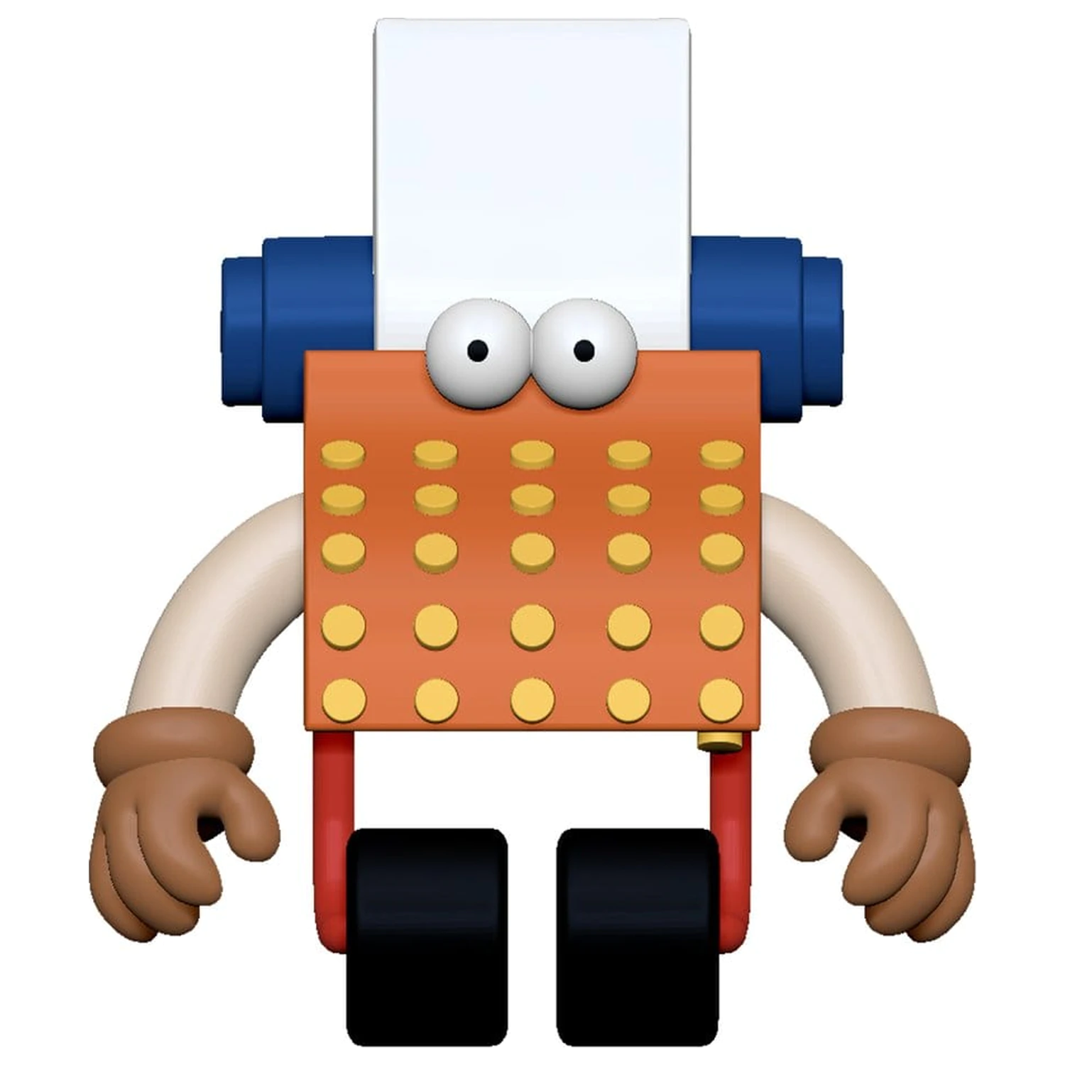 Sesame Street ReAction akčná figúrka Wave 06 Typewriter Guy 6 cm produktová fotografia