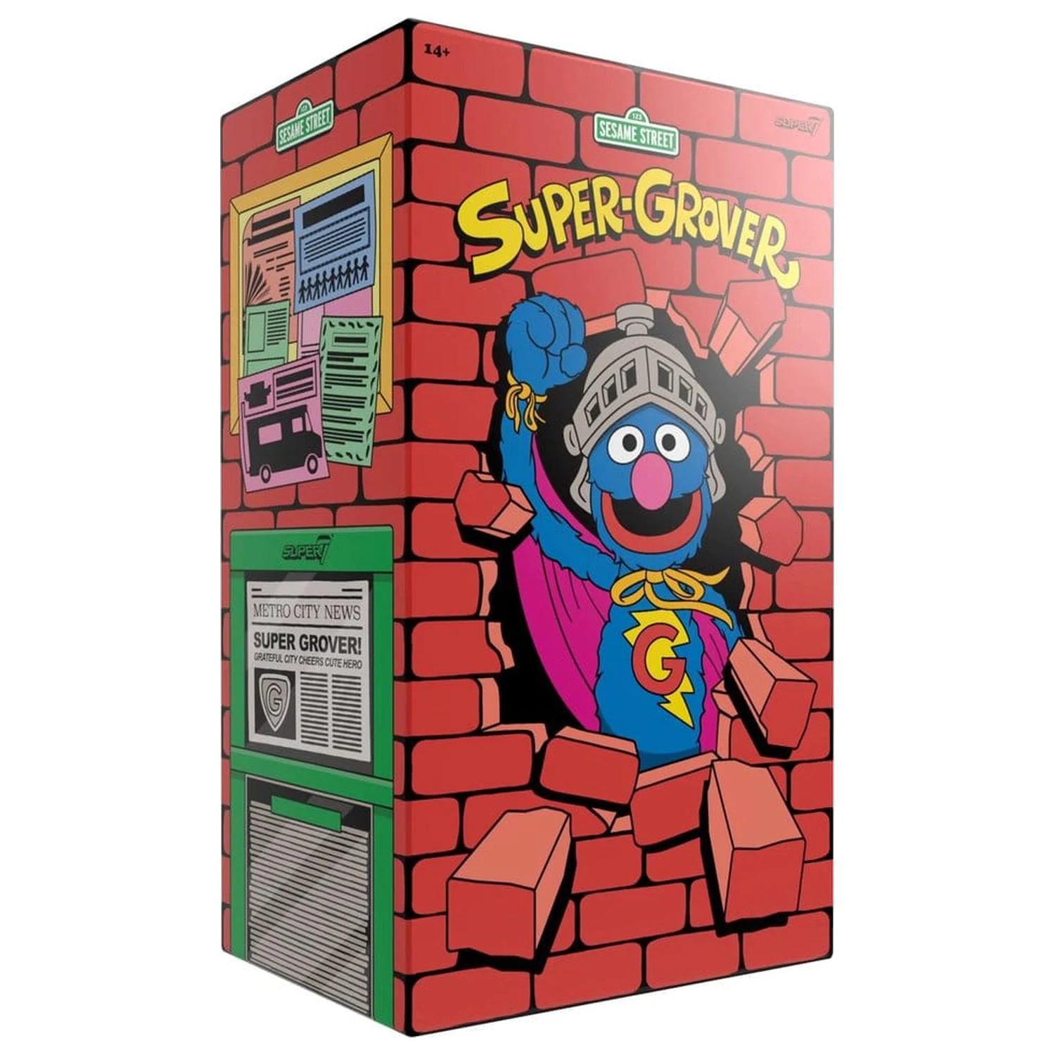 Sesame Street Supersize Vinylová figúrka Super Grover 36 cm produktová fotografia