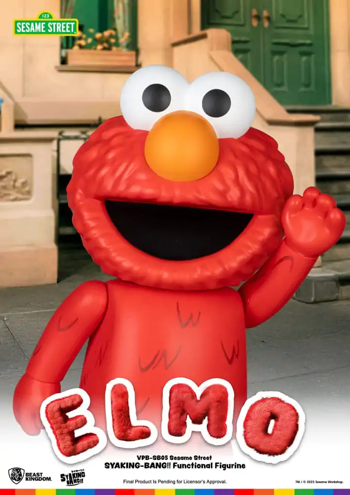 Sesame Street Syaking Bang Vinyl Prasiatko Elmo 47 cm produktová fotografia