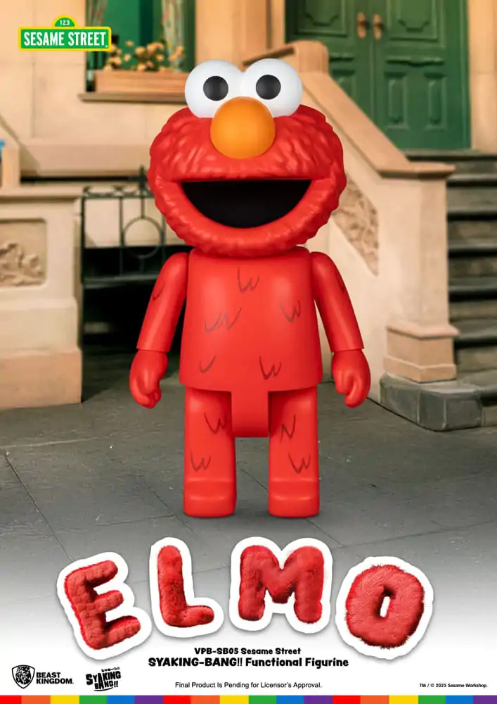 Sesame Street Syaking Bang Vinyl Prasiatko Elmo 47 cm produktová fotografia