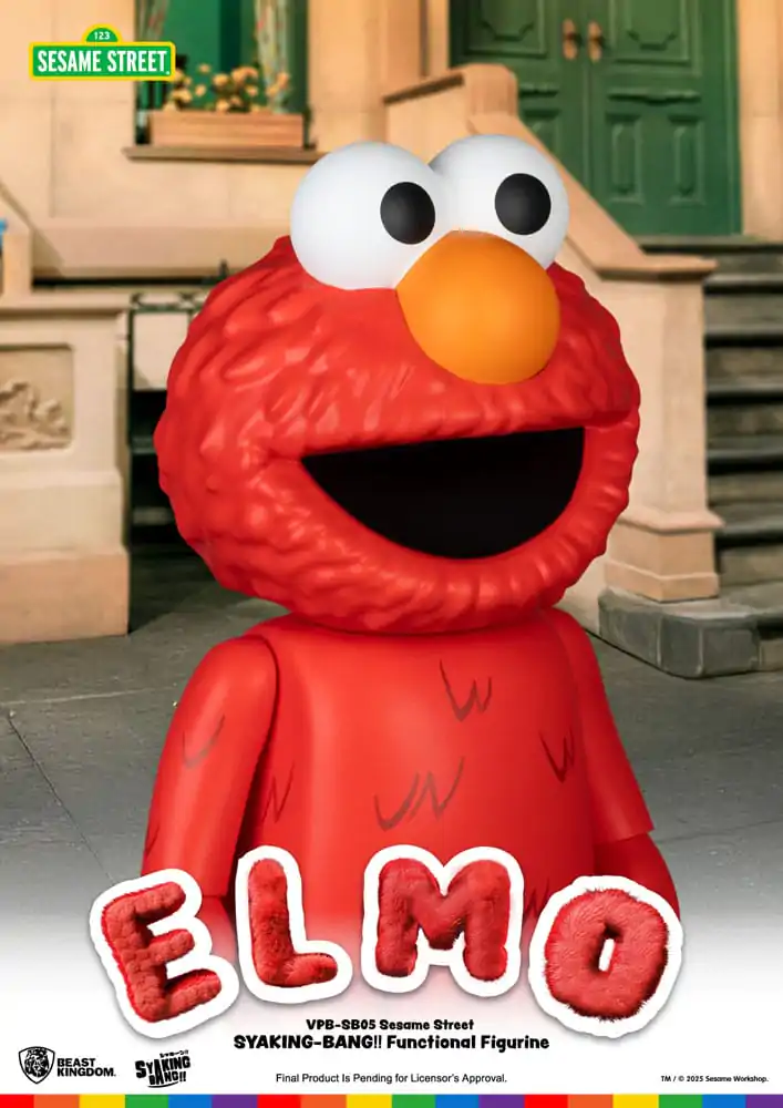 Sesame Street Syaking Bang Vinyl Prasiatko Elmo 47 cm produktová fotografia