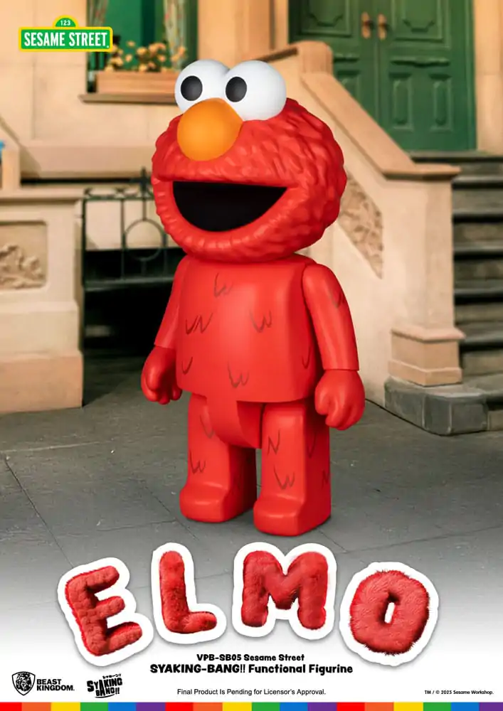 Sesame Street Syaking Bang Vinyl Prasiatko Elmo 47 cm produktová fotografia