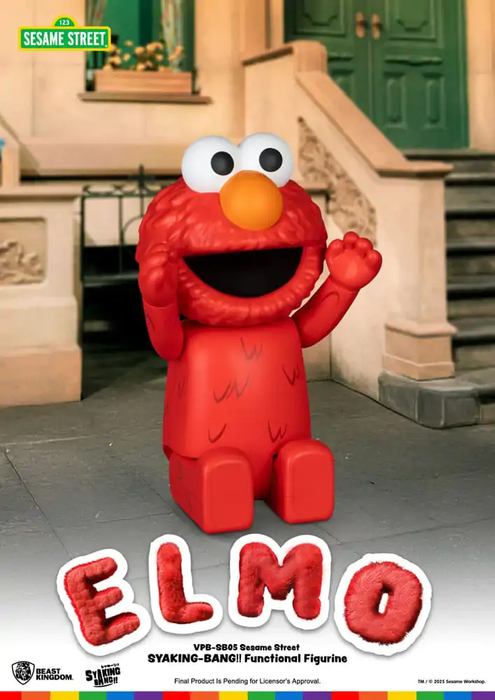 Sesame Street Syaking Bang Vinyl Prasiatko Elmo 47 cm produktová fotografia