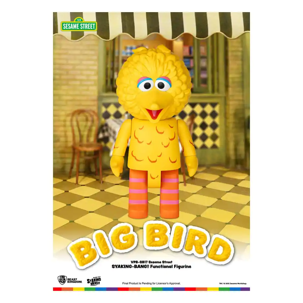 Sesame Street Syaking Bang Series PVC prasiatko Big Bird 49 cm produktová fotografia
