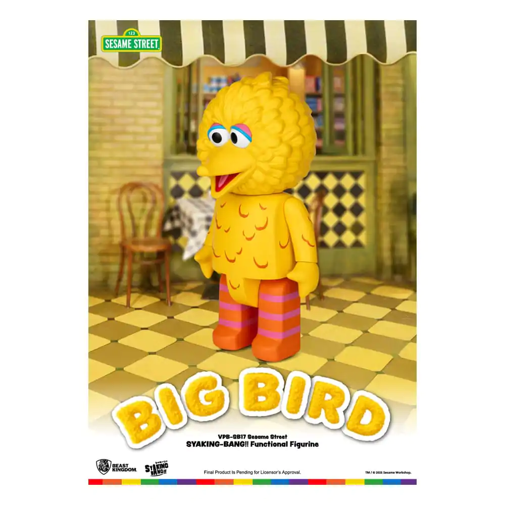 Sesame Street Syaking Bang Series PVC prasiatko Big Bird 49 cm produktová fotografia
