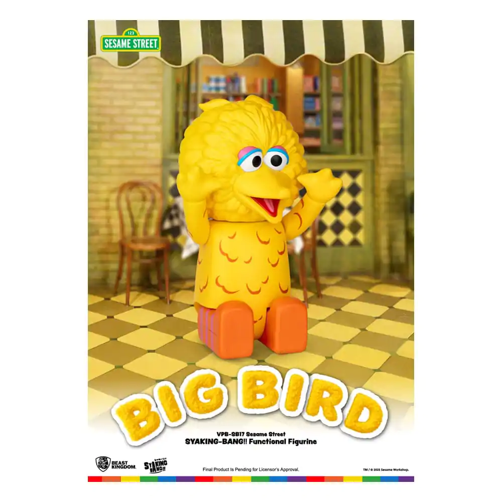 Sesame Street Syaking Bang Series PVC prasiatko Big Bird 49 cm produktová fotografia