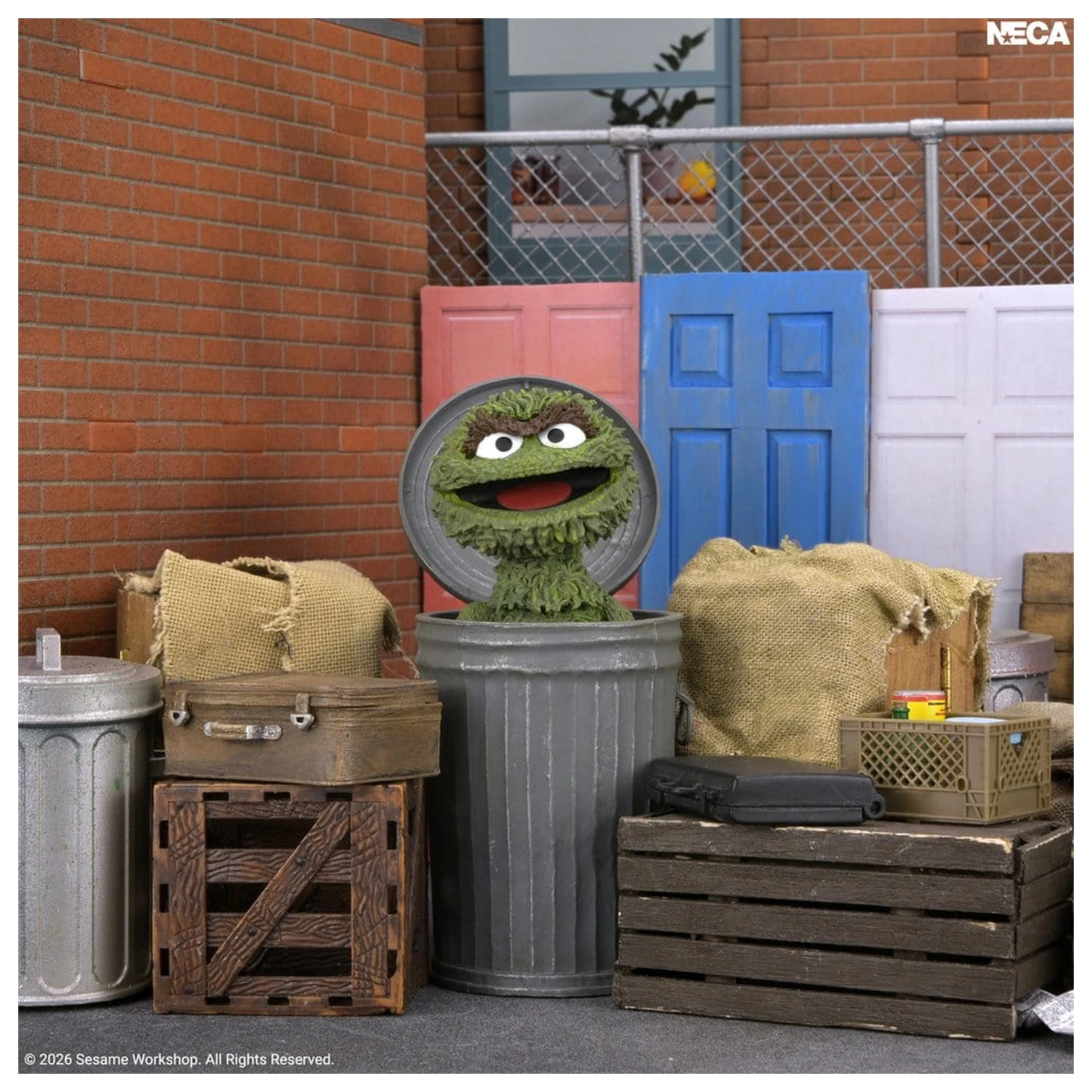 Sesame Street Ultimate Action Figure Oscar the Grouch 18 cm akčná figúrka produktová fotografia