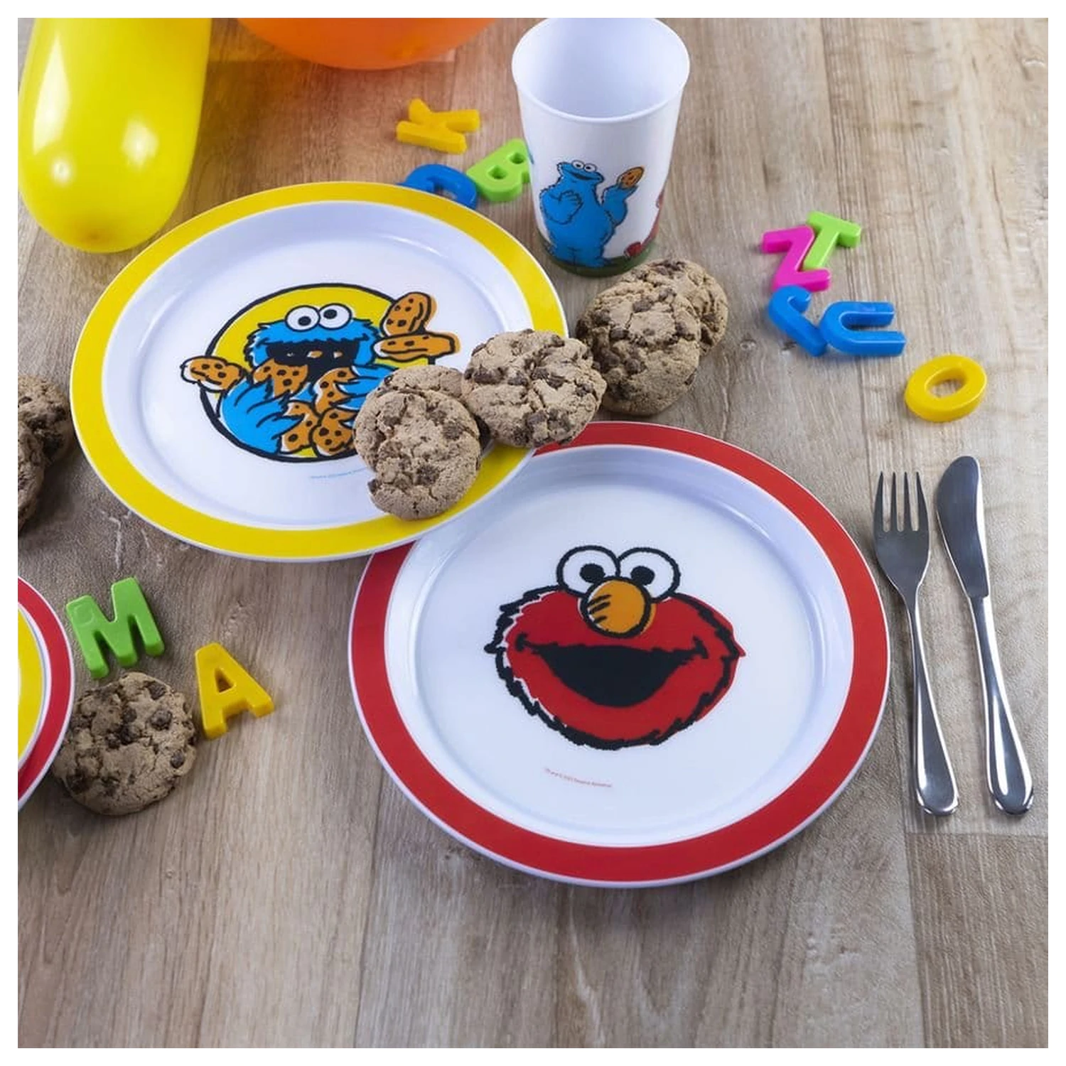 Sesame Street tanier Vintage detský 2-balenie 22 cm produktová fotografia