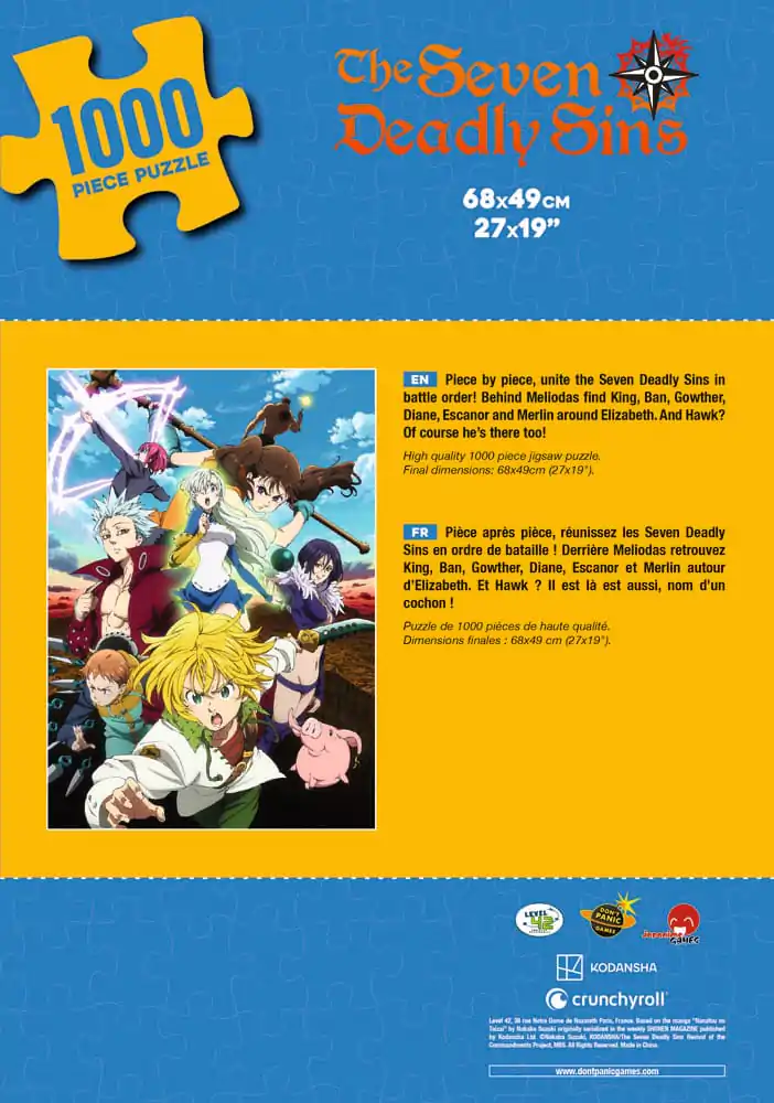 Seven Deadly Sins Puzzle Characters (1000 ks) termékfotó