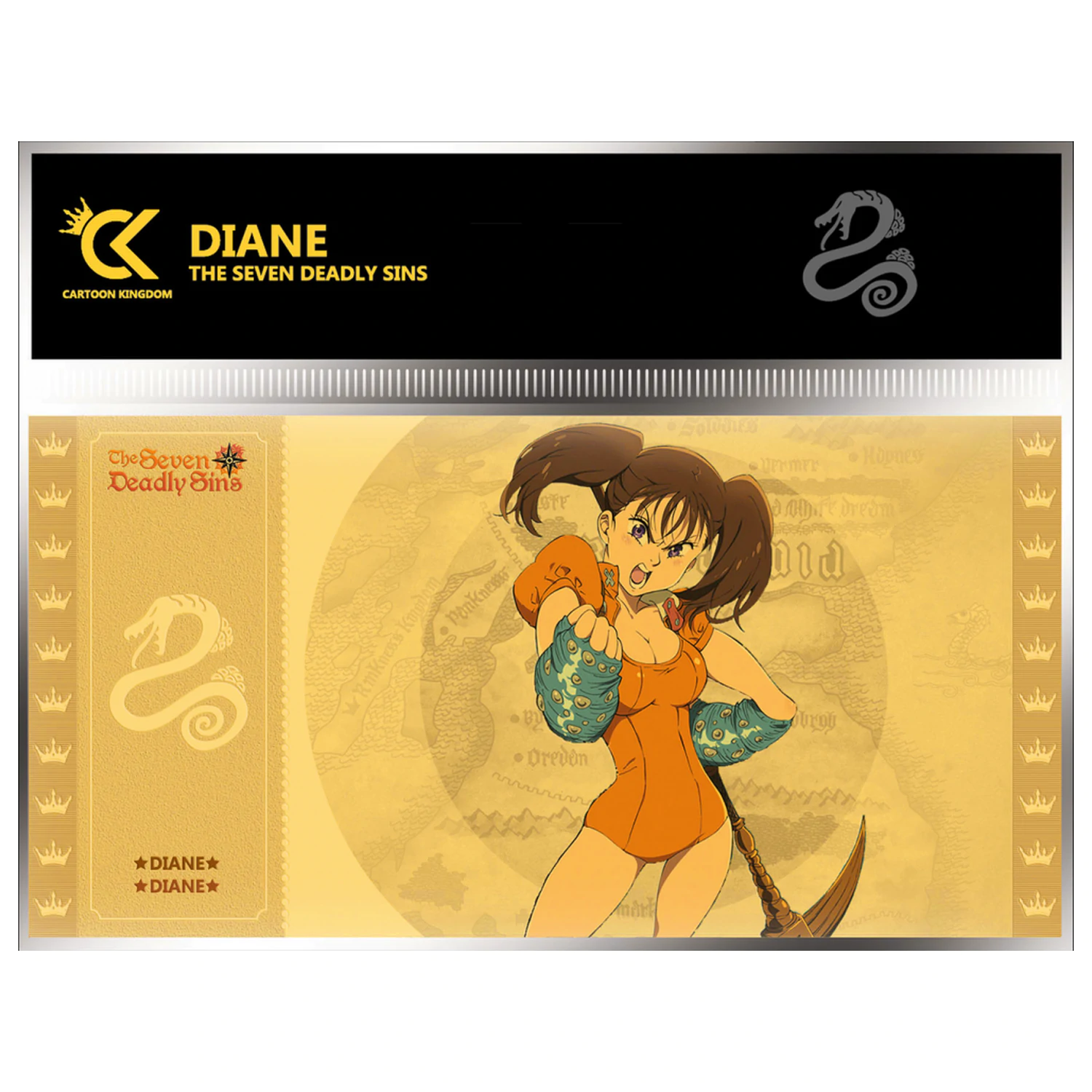 Seven Deadly Sins Diane Zlatý lístok produktová fotografia