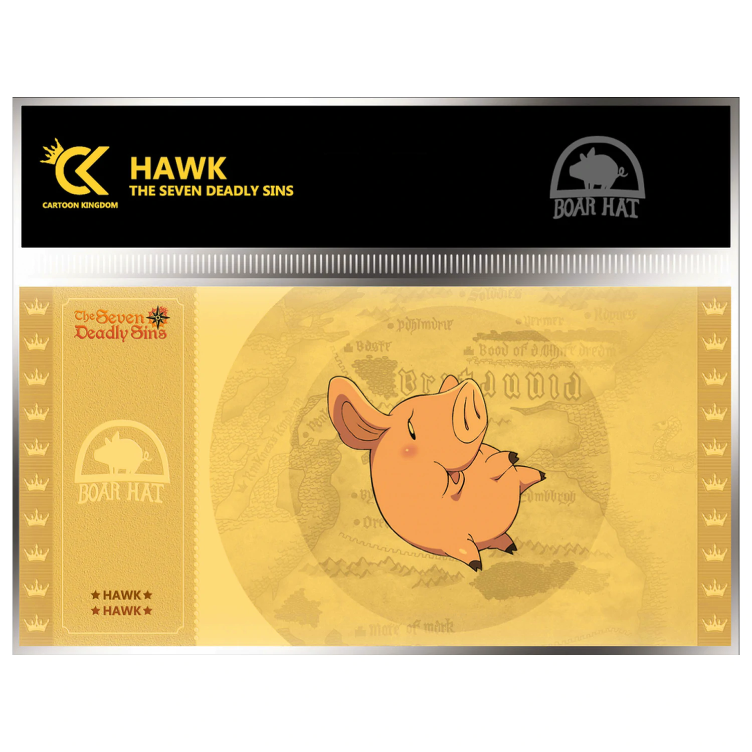 Seven Deadly Sins Hawk Zlatý lístok produktová fotografia