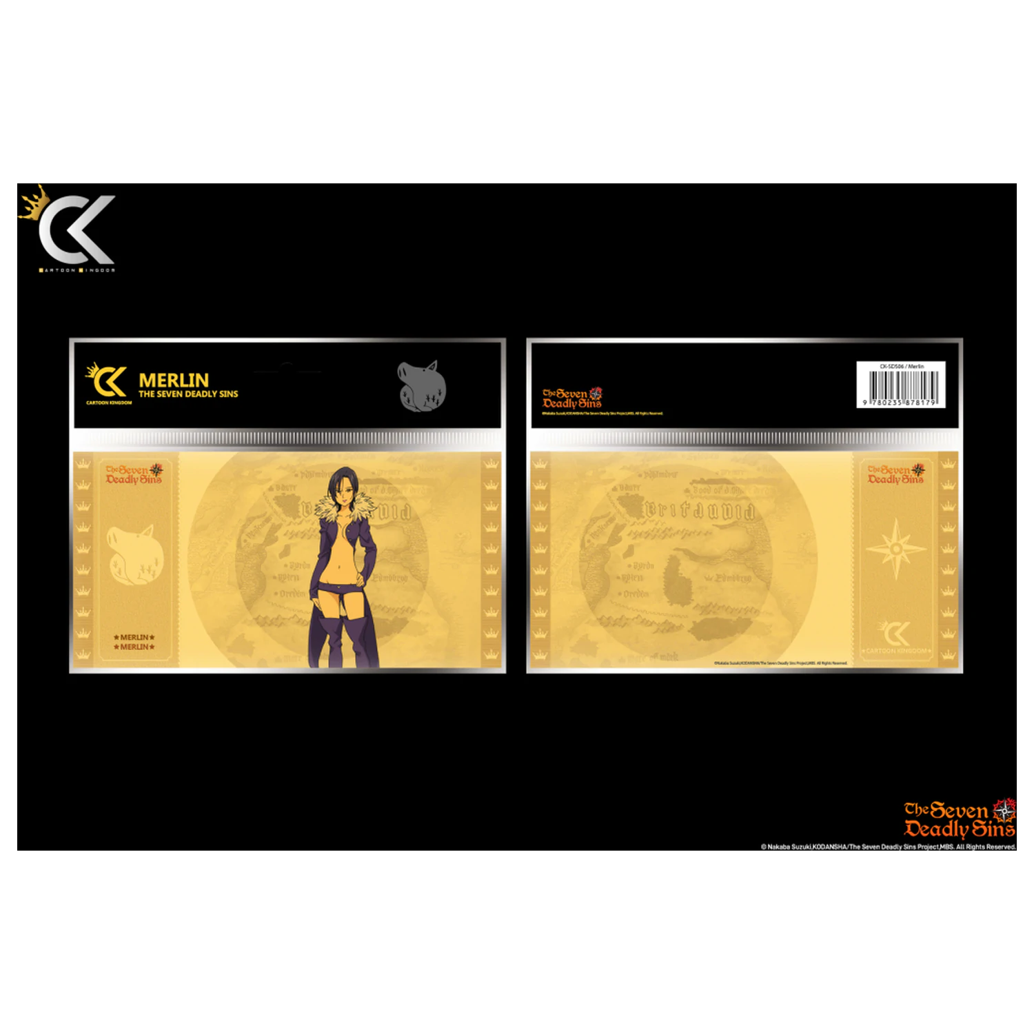 Seven Deadly Sins Merlin Golden Ticket produktová fotografia