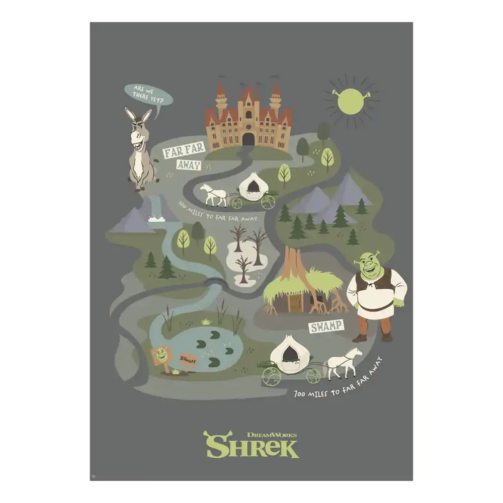 Shrek Art Print Journey to Far Far Away Limited Edition 42 x 30 cm produktová fotografia