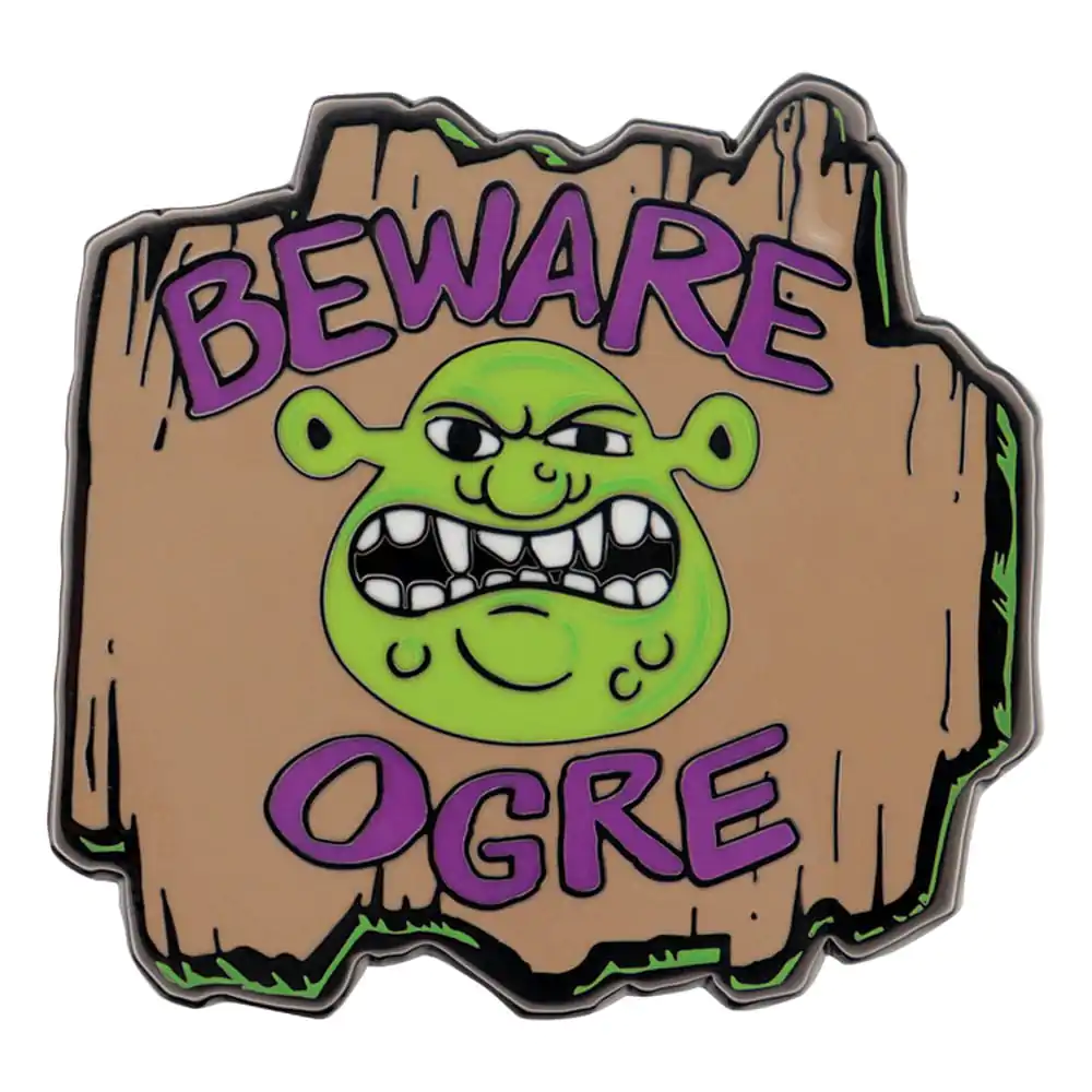 Shrek Pin Odznak Beware Ogre Limited Edition produktová fotografia