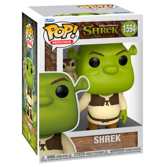 Shrek Funko POP! Movies Vinyl Figúrka 30. výročie Shrek w/Snake 9 cm termékfotó