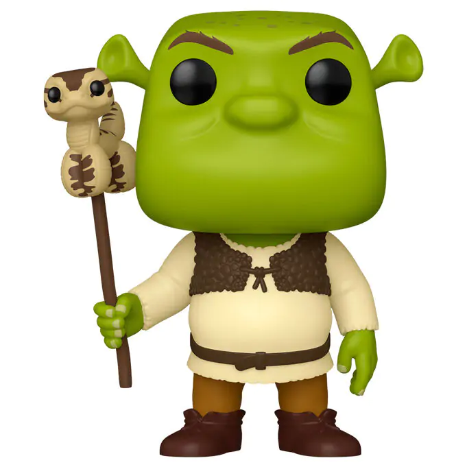 Shrek Funko POP! Movies Vinyl Figúrka 30. výročie Shrek w/Snake 9 cm termékfotó