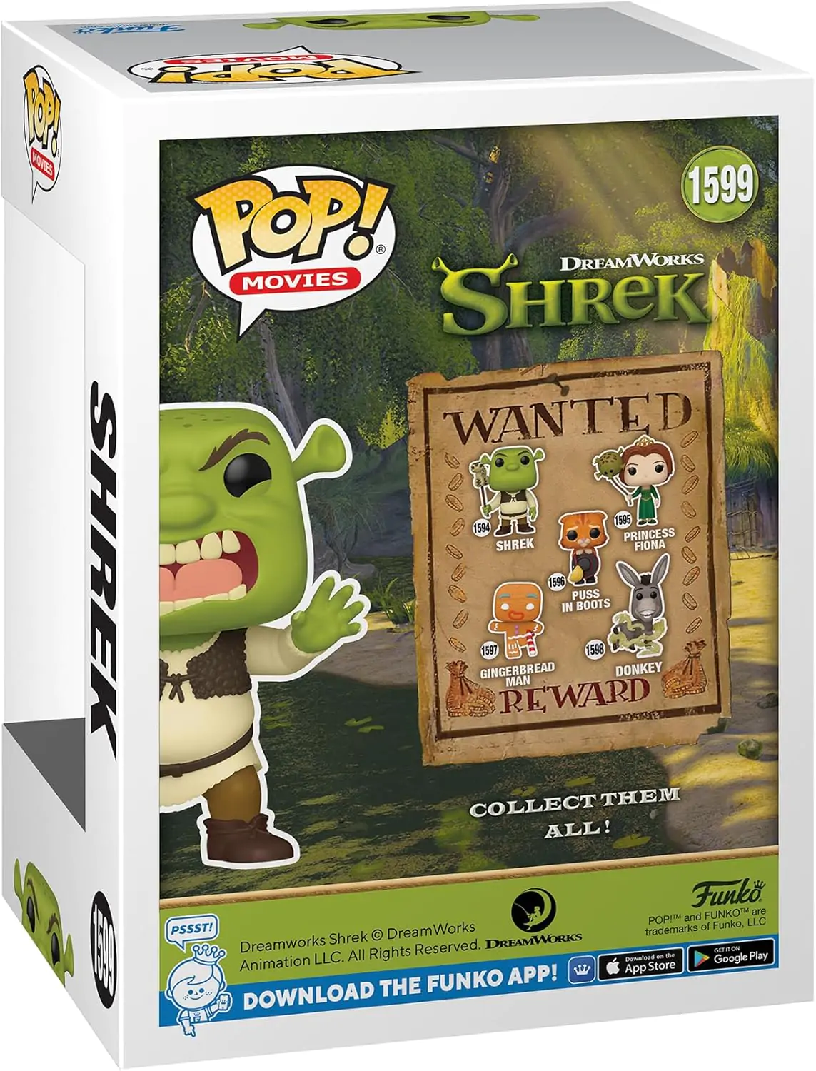 Shrek Funko POP! Movies vinylová figúrka Strašidelný Shrek 9 cm produktová fotografia