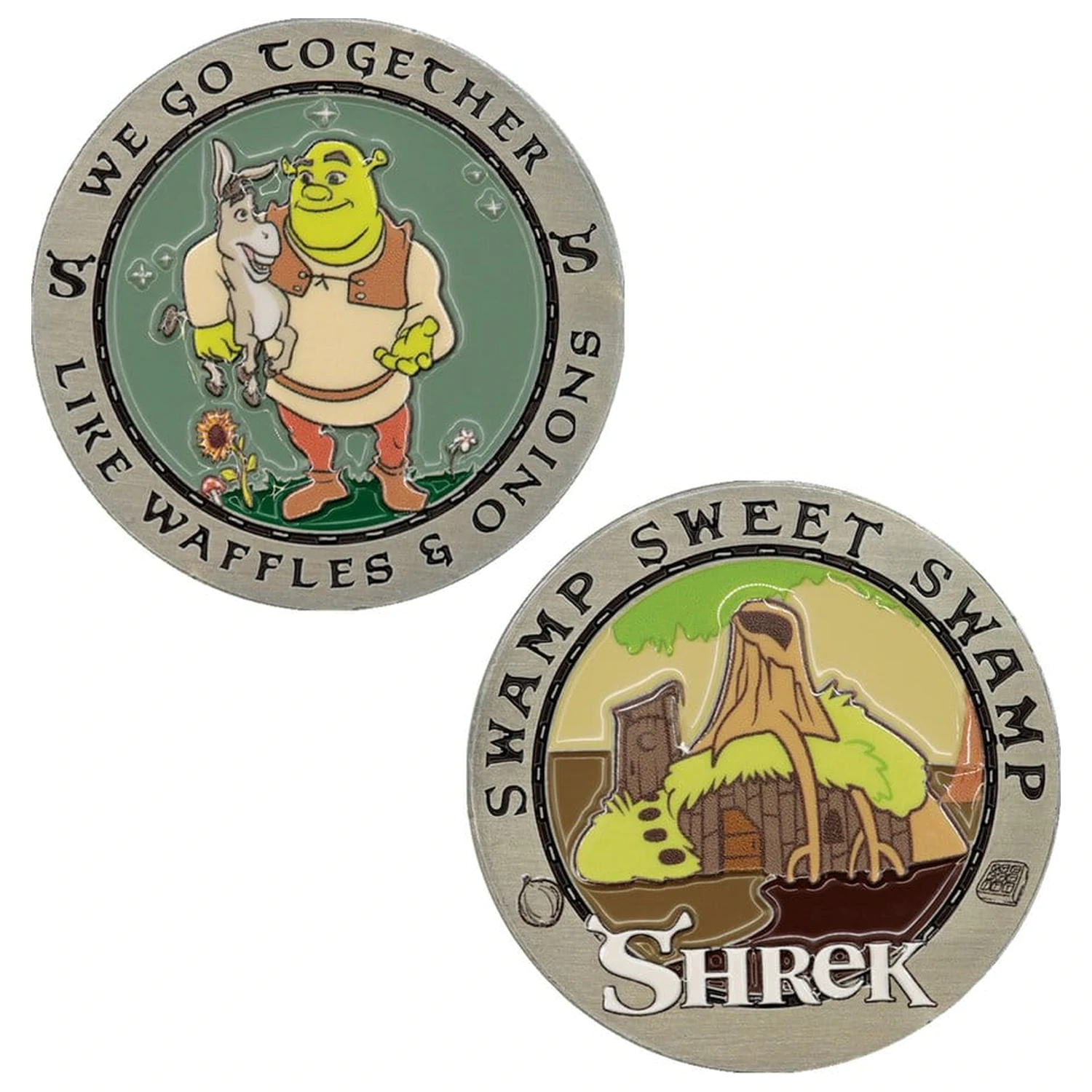 Shrek zberateľská minca Swamp Sweet Swamp limitovaná edícia produktová fotografia
