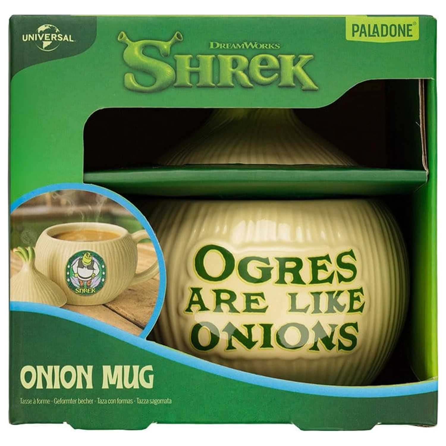 Shrek hrnček Onion s viečkom produktová fotografia