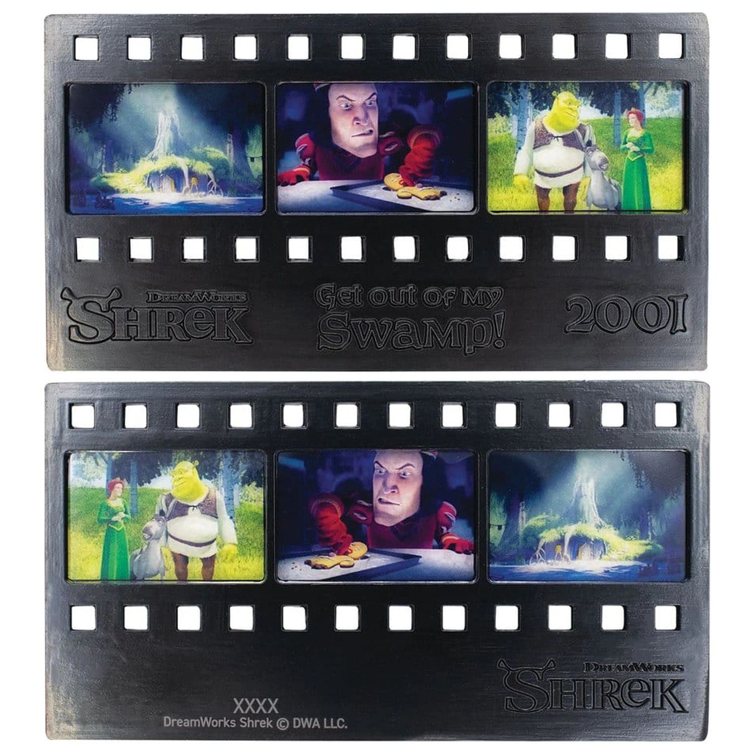 Shrek replika kovový filmový pásik limitovaná edícia 12 cm produktová fotografia