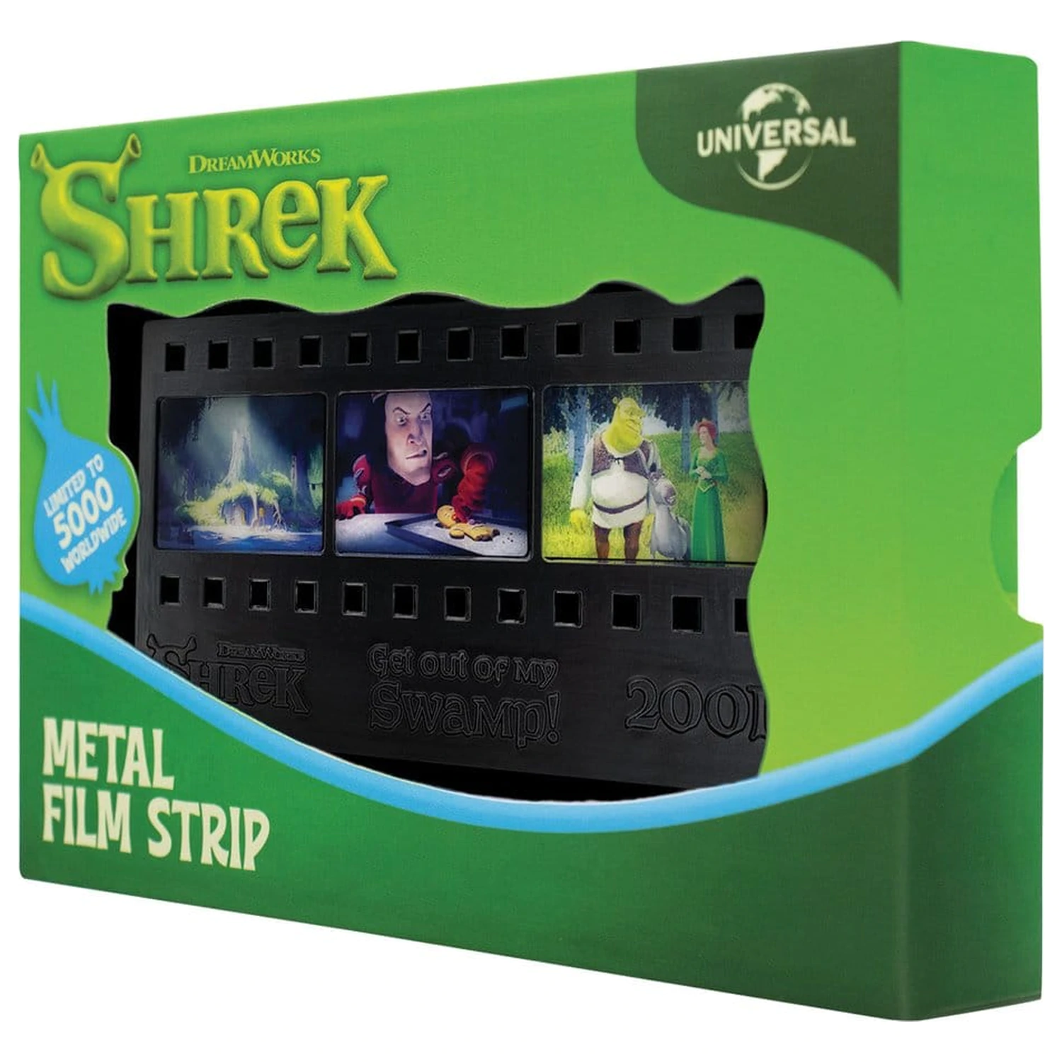 Shrek replika kovový filmový pásik limitovaná edícia 12 cm produktová fotografia