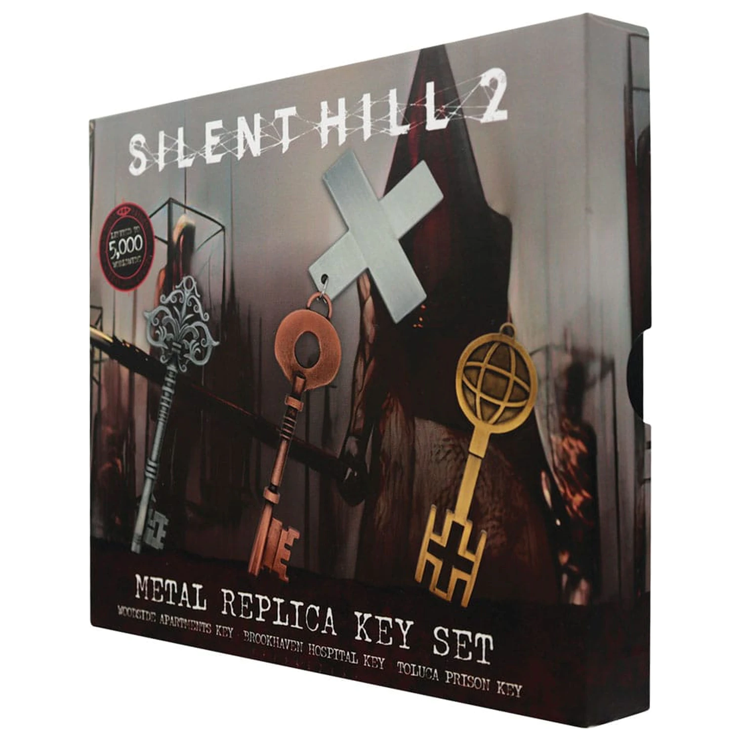 Silent Hill 2 Replicas 3-dielna súprava kľúčov produktová fotografia