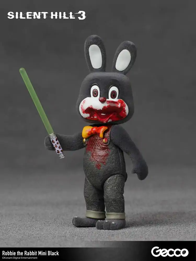 Silent Hill 3 Mini akčná figúrka Robbie the Rabbit Mini Black Version 10 cm termékfotó