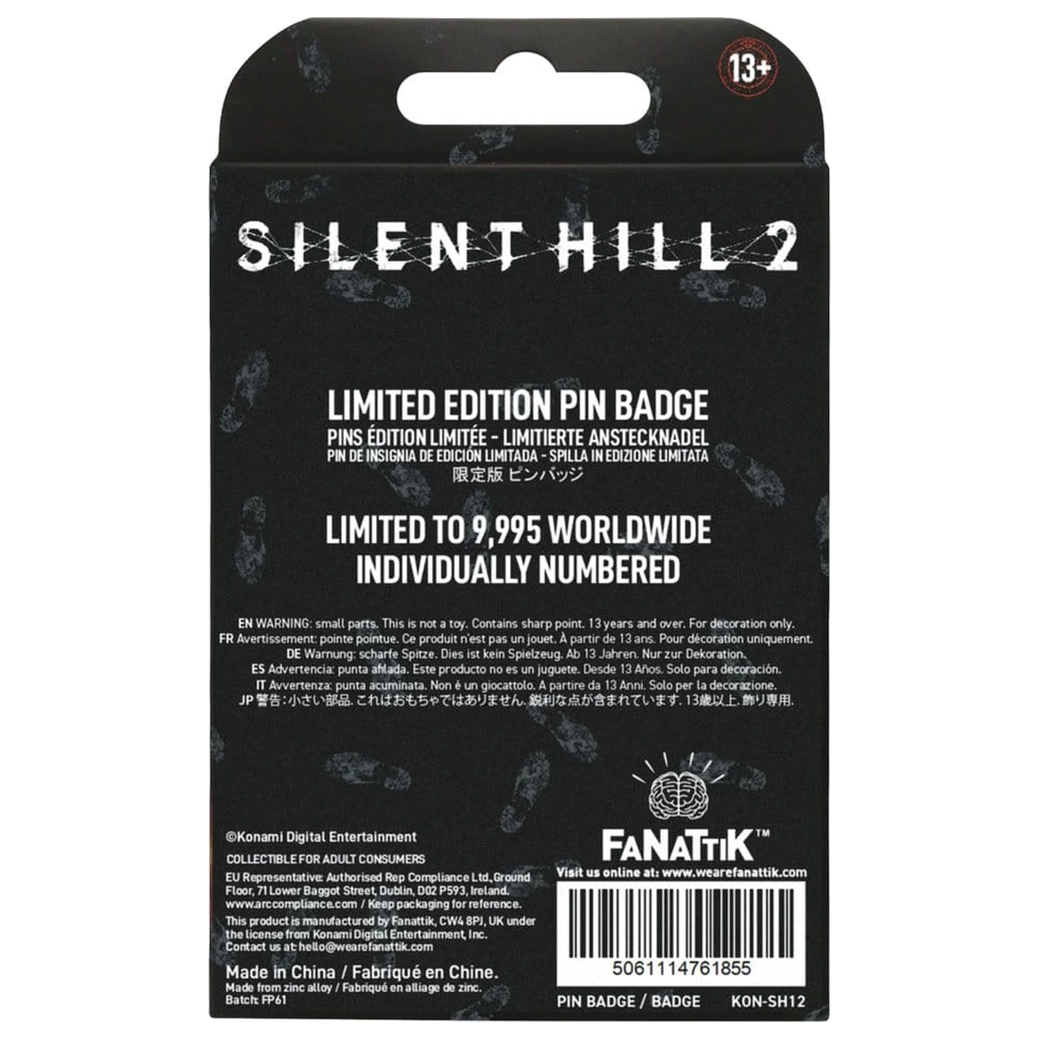 Silent Hill odznak Welcome to Silent Hill Limited Edition produktová fotografia
