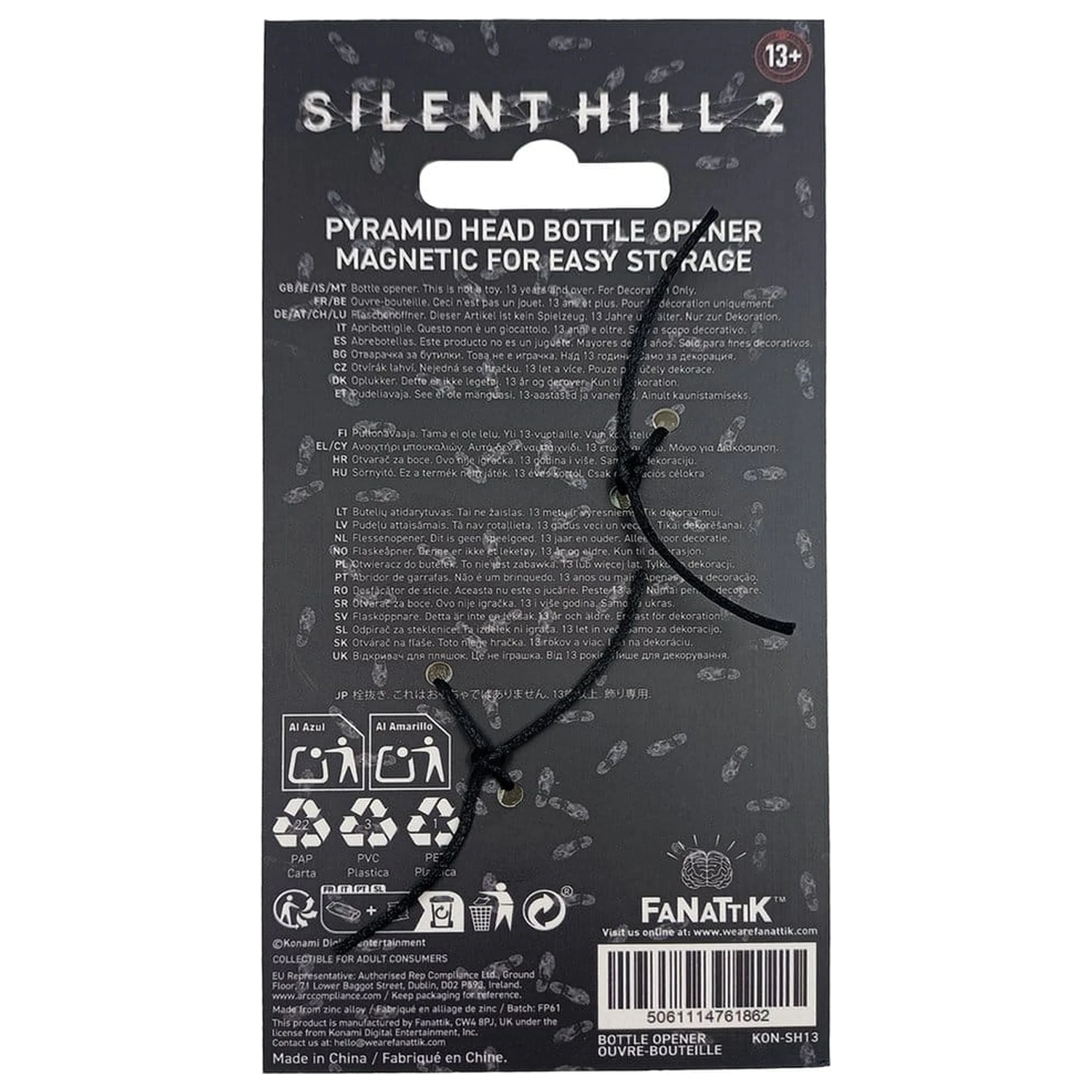 Silent Hill Otvárač na fľaše Pyramid Head Magnetický 6 x 9 cm produktová fotografia
