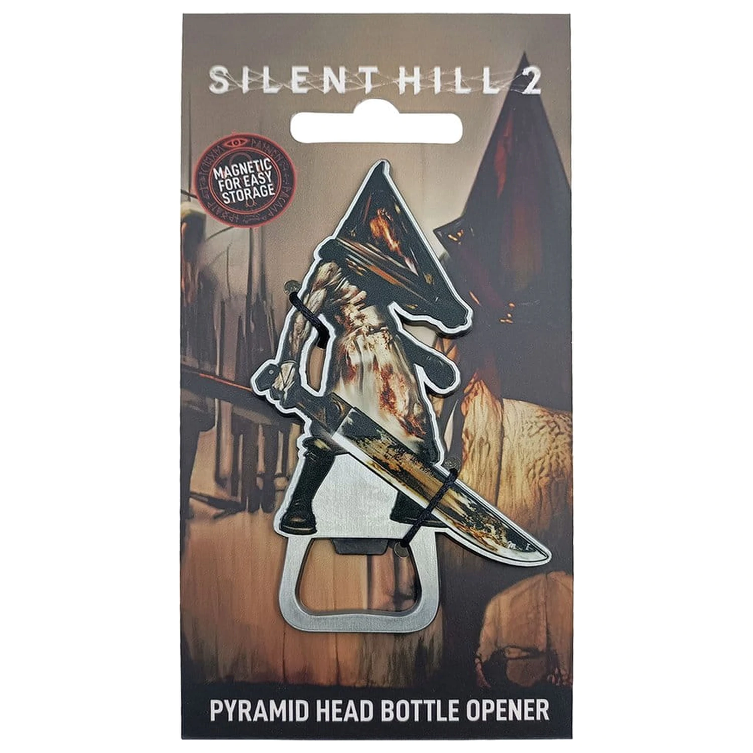 Silent Hill Otvárač na fľaše Pyramid Head Magnetický 6 x 9 cm produktová fotografia