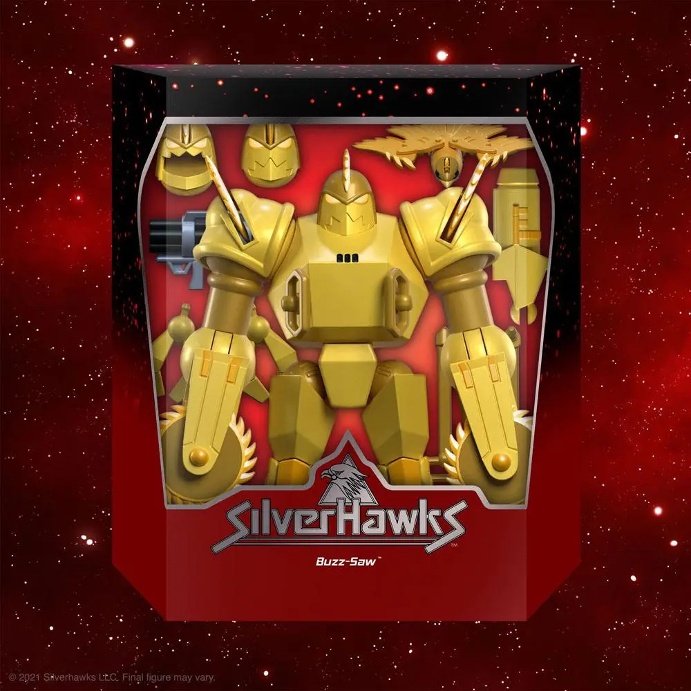 SilverHawks Ultimates Action Figure Buzz-Saw 20 cm termékfotó