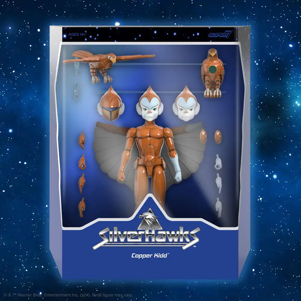 SilverHawks Ultimates Akčná figúrka séria 2 Copper Kidd (rajzfilmhű) 18 cm termékfotó