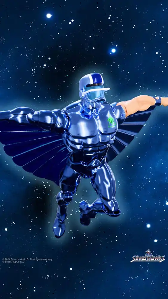 SilverHawks Ultimates Action Figúrka Steelwill (Játék Verzió Vákuumfém) 18 cm termékfotó