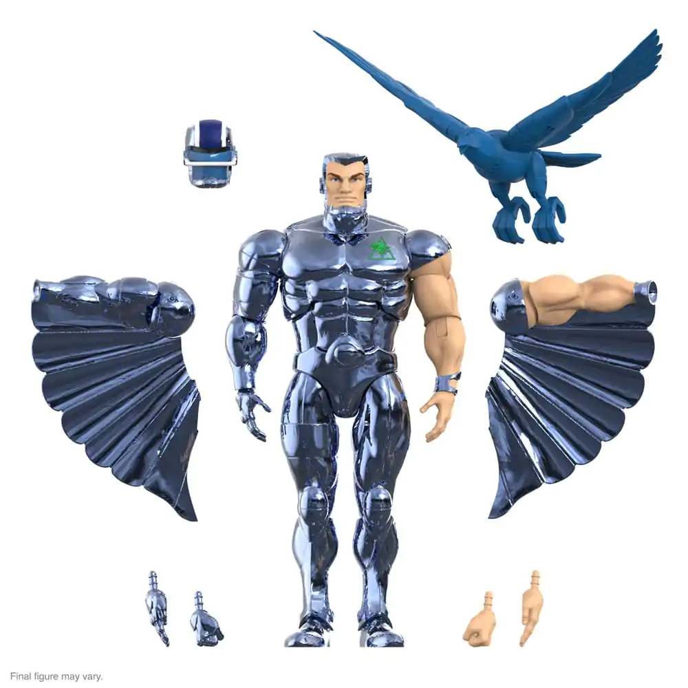 SilverHawks Ultimates Action Figúrka Steelwill (Játék Verzió Vákuumfém) 18 cm termékfotó