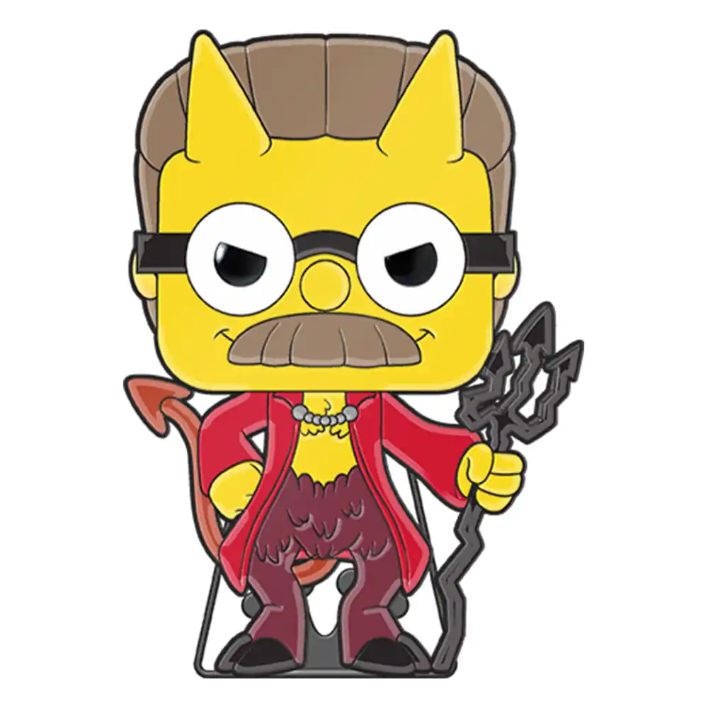 Simpsons Horror Loungefly POP! Smaltovaný odznak Devil Flanders 10 cm produktová fotografia