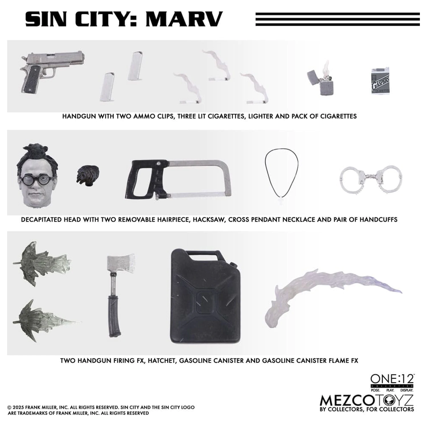 Sin City akčná figúrka 1/12 Marv 17 cm produktová fotografia