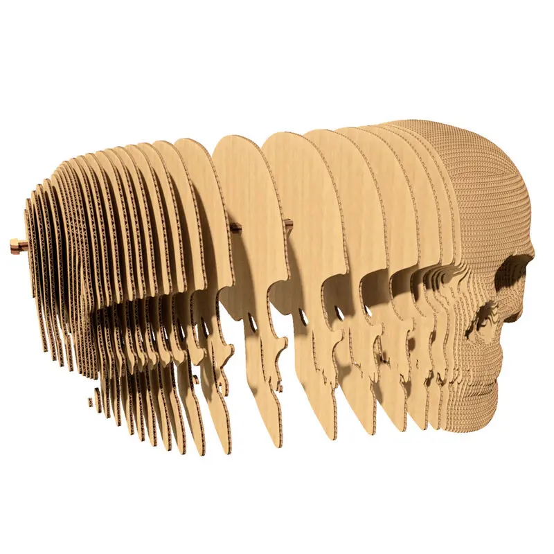 Skull cartonic 3D puzzle 72 dielikov produktová fotografia