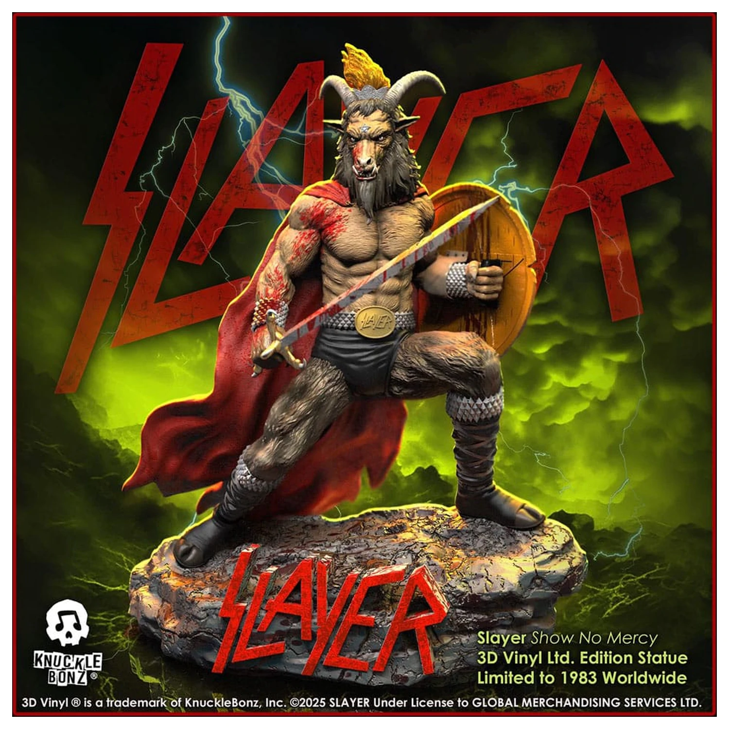 Slayer 3D Vinylová Soška Show No Mercy Minotaur 22 cm produktová fotografia