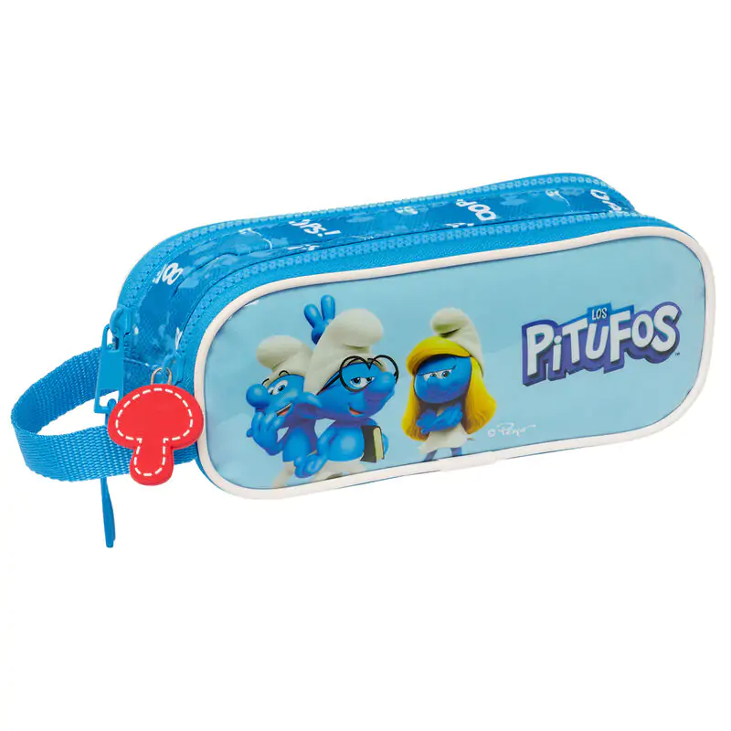 Dvojité puzdro na ceruzky Smurfs produktová fotografia