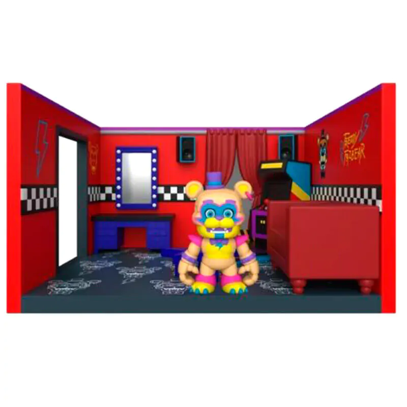 Snaps! figúrka Five Night at Freddys Glamrock Freddy s prezliekacou kabínkou produktová fotografia