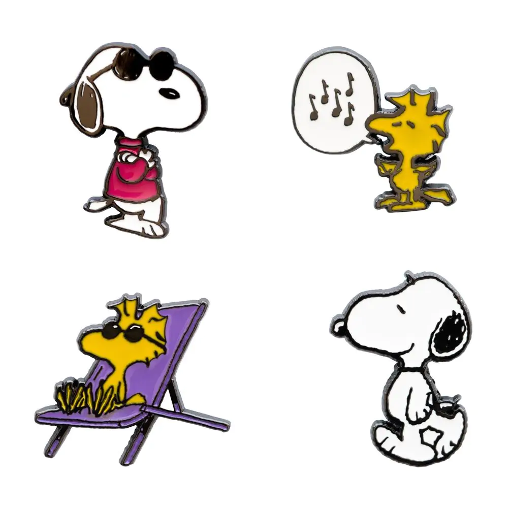 Snoopy sada 4 špendlíkov produktová fotografia