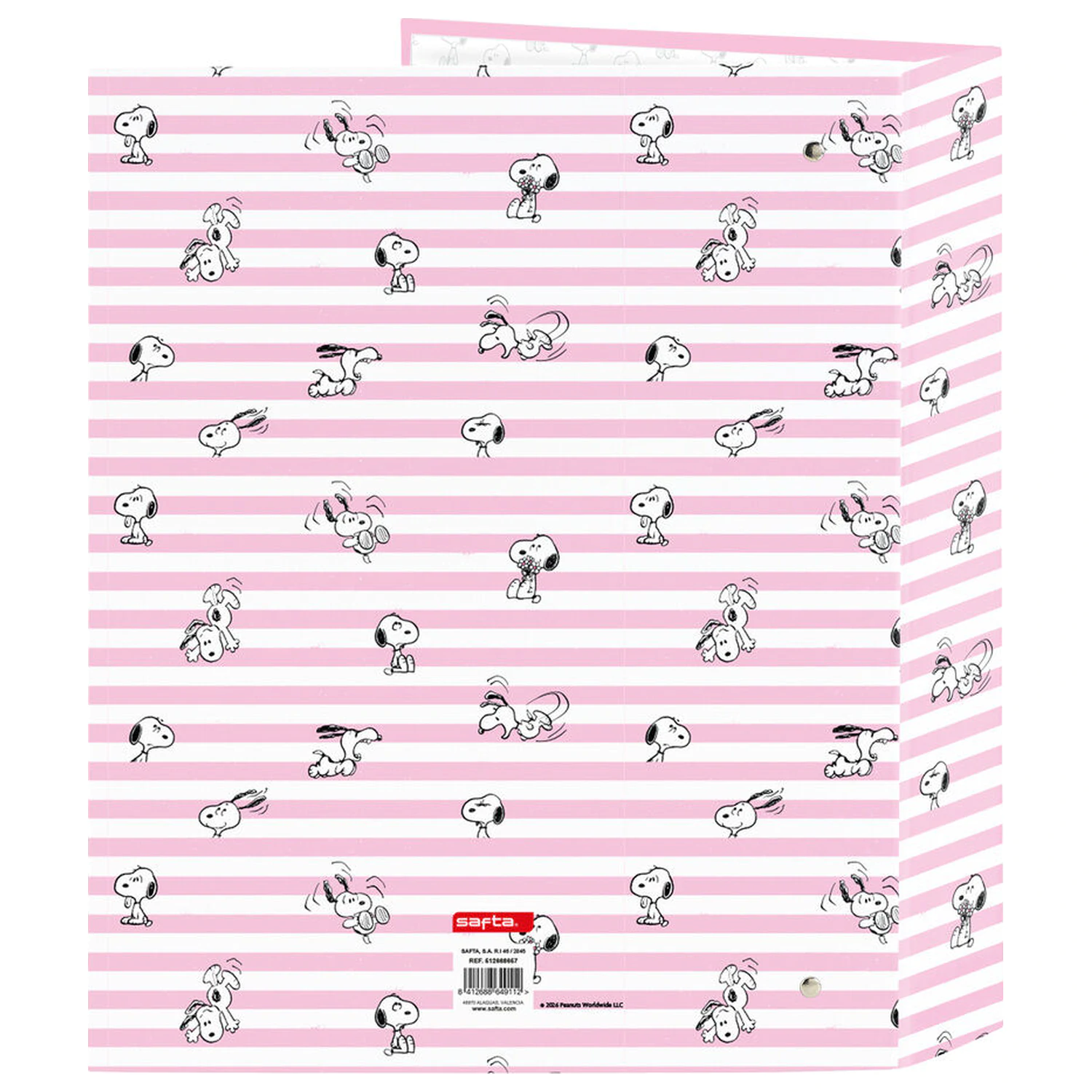 Snoopy kartónový zakladač so 4 krúžkami A4 produktová fotografia