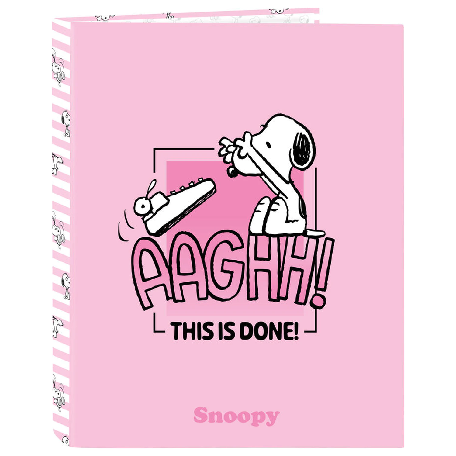 Snoopy A4 kartónový 4-krúžkový zakladač produktová fotografia