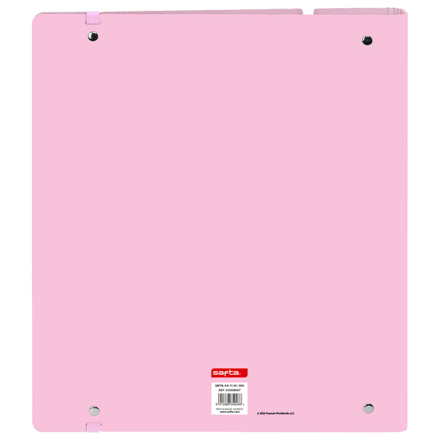 Snoopy A4 kartónový 4-krúžkový zakladač s listami produktová fotografia