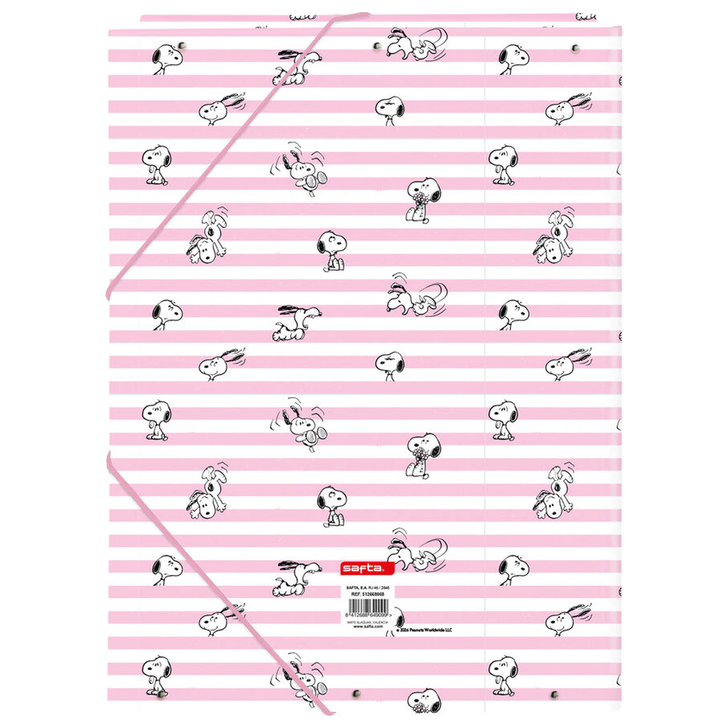 Snoopy A4 kartónový zakladač s klopami produktová fotografia