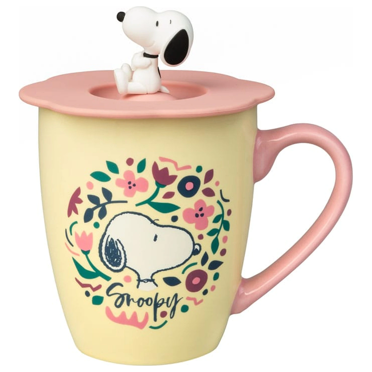 Snoopy prémiový hrnček s vrchnákom produktová fotografia
