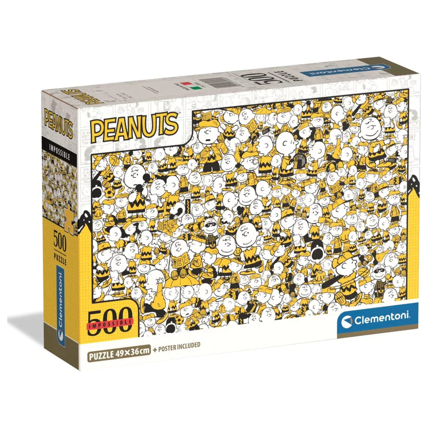 Snoopy Crowd Chaos 500 dielne kompaktné puzzle produktová fotografia