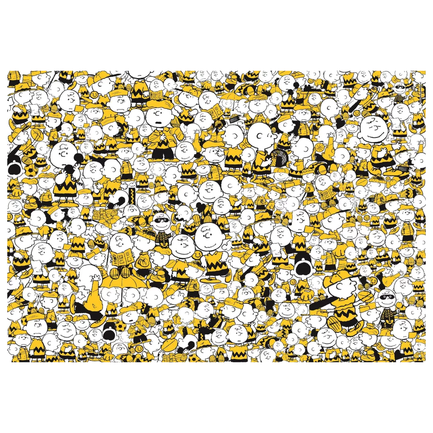 Snoopy Crowd Chaos 500 dielne kompaktné puzzle produktová fotografia