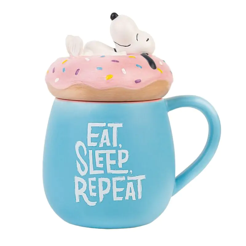 Snoopy Eat Sleep Repeat 3D hrnček 500ml termékfotó