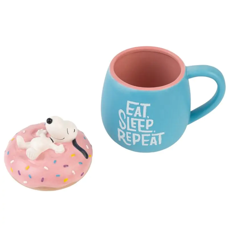 Snoopy Eat Sleep Repeat 3D hrnček 500ml termékfotó